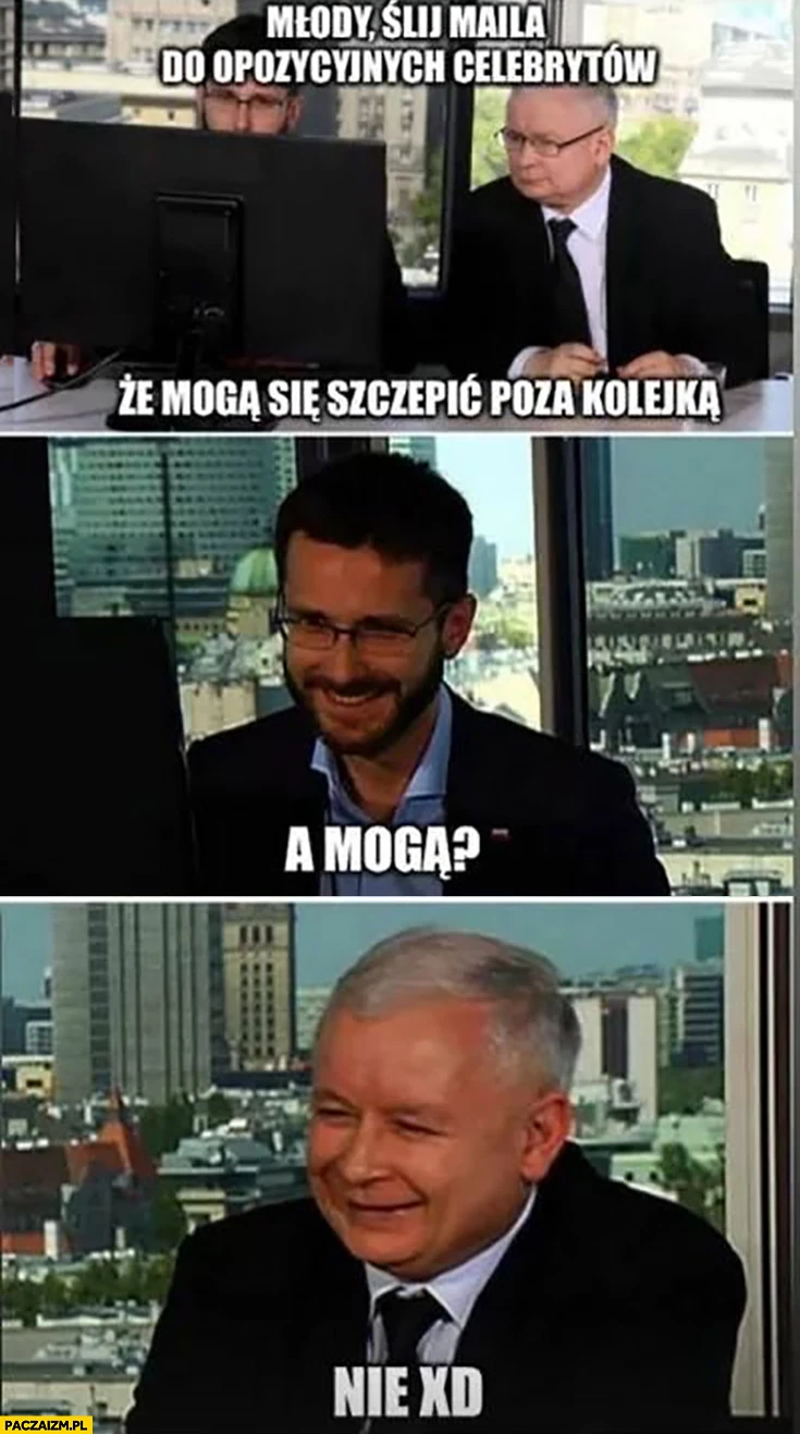 mlody-slij-maila-do-opozycyjnych-celebrytow-ze-moga-szczepic-sie-poza-kolejka-a-moga-nie-fogiel-kaczynski