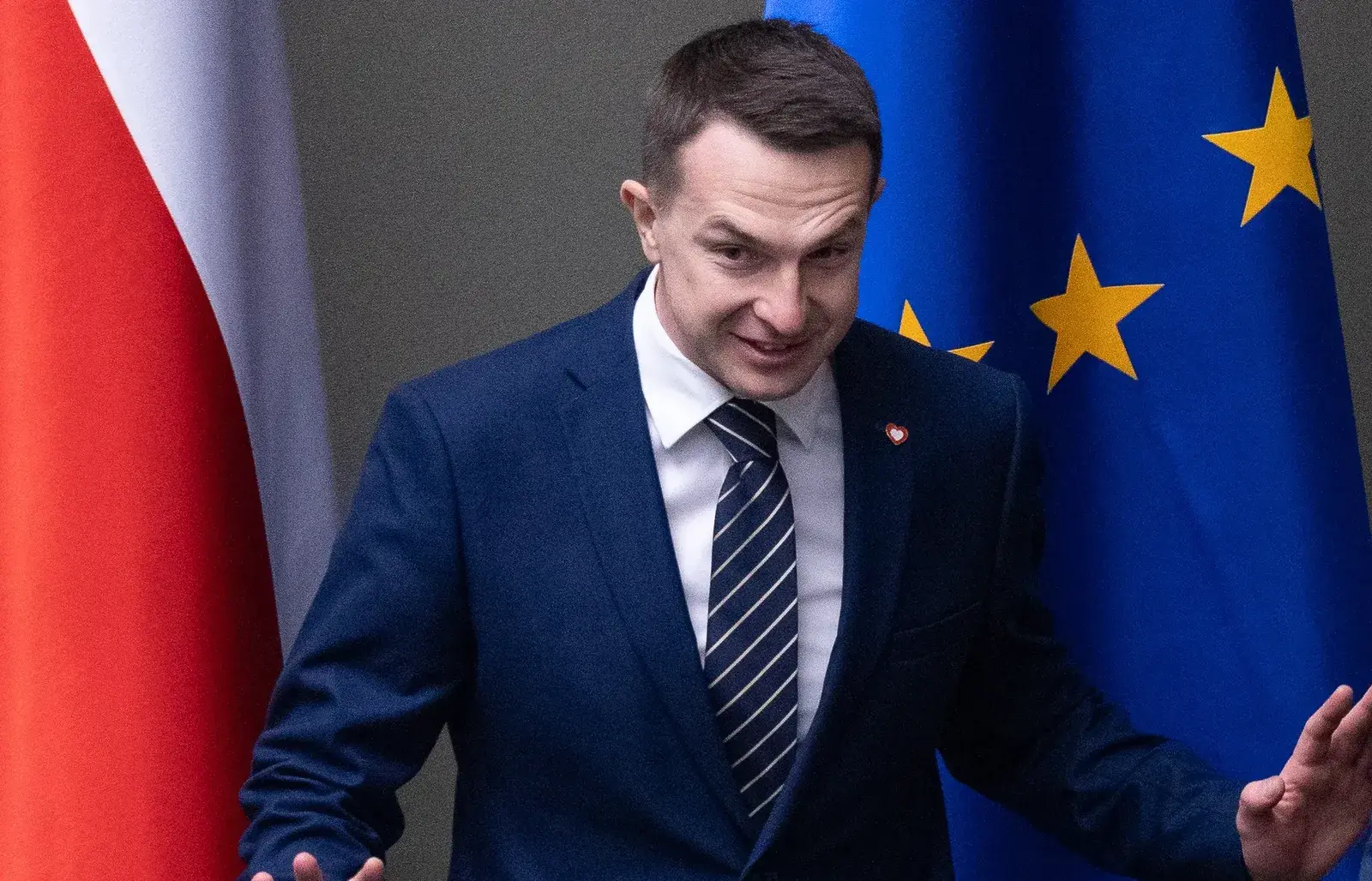 Szłapka wzywa do złamania prawa w sprawie protestów? Rzecznik rządu: "Nie do końca interesuje mnie zdanie I Prezes SN"