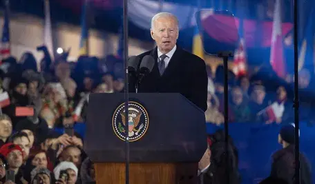 Joe Bidena podczas publicznego wystąpienia – były prezydent USA przechodzi obecnie radioterapię w związku z agresywną postacią raka prostaty