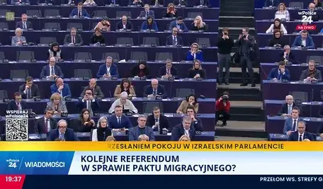 Posiedzenie europarlamentu. Europosłowie decydują o pakcie migracyjnym
