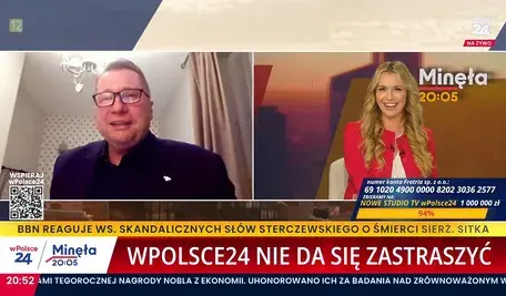 Przemysław Czarnek i Emilia Wierzbicki podczas rozmowy na antenie telewizji wPolsce24 dyskutują o słowach Jarosława Kaczyńskiego i przyszłości Polski