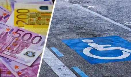 Pieniądze i miejsce dla niepełnosprawnych – ilustracja do sprawy wyłudzania renty inwalidzkiej.