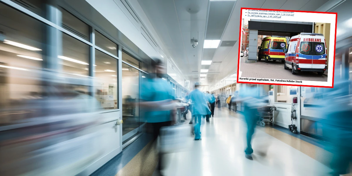 Kobieta zmarła, bo zabrakło dla niej miejsca w dwóch warszawskich szpitalach. Uznano, iż była "zbyt zdrowa" na hospitalizację