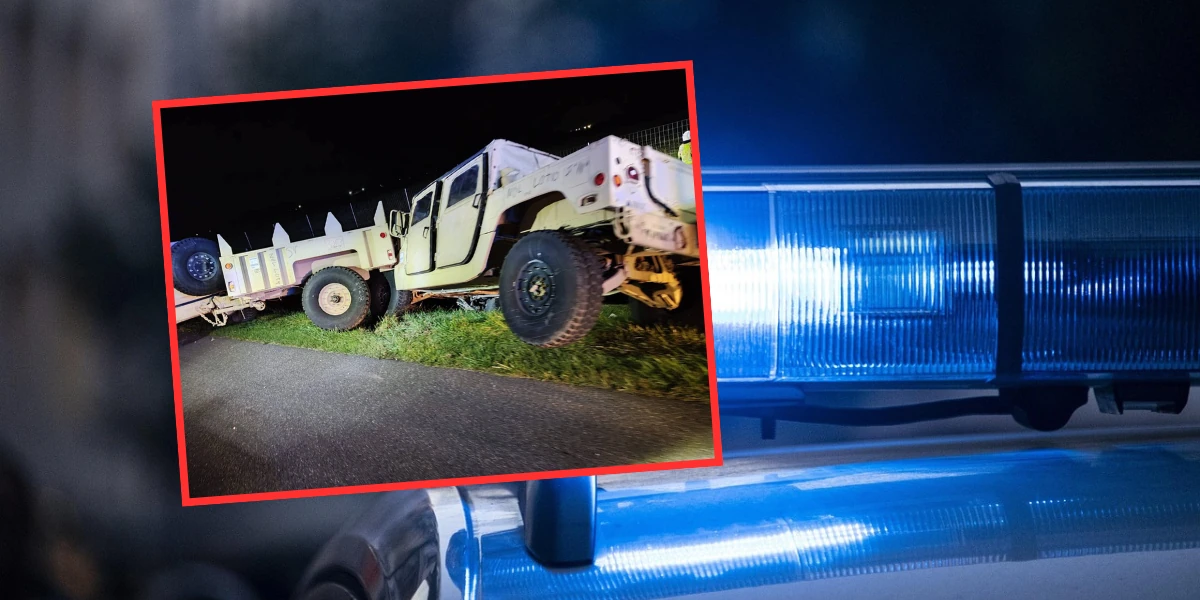 Wypadek na A2. Amerykańscy żołnierze ranni po zderzeniu busa z kolumną wojskową