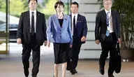 Sanae Takaichi, pierwsza w historii Japonii kobieta na stanowisku premiera, podczas ogłoszenia wyników głosowania w parlamencie w Tokio.