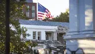 Donald Trump ogłasza rozpoczęcie budowy nowej sali balowej w Białym Domu, która ma kosztować 250 milionów dolarów, Waszyngton, październik 2025.