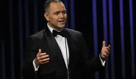 Warszawa, 21.10.2025. XIX Konkurs Chopinowski. Prezydent RP Karol Nawrocki podczas koncertu laureatów XIX Międzynarodowego Konkursu Pianistycznego im. Fryderyka Chopina, 21 bm., w Teatrze Wielkim Operze Narodowej w Warszawie. . Polacy kochają swojego prezydenta