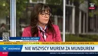 Klaudia Jachira podczas rozmowy z Marcinem Wikłą