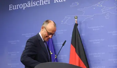 Kanclerz Niemiec Friedrich Merz domaga się, by amerykańskie sankcje nie działały w Niemczech.