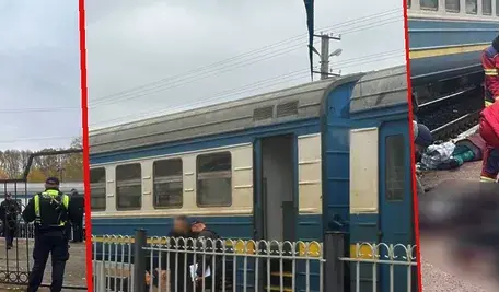 Dworzec kolejowy w Owruczu – miejsce eksplozji, w której zginęły cztery osoby, w tym funkcjonariuszka straży granicznej.