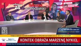 Publicyści w programie Salon Dziennikarski telewizji wPolsce24