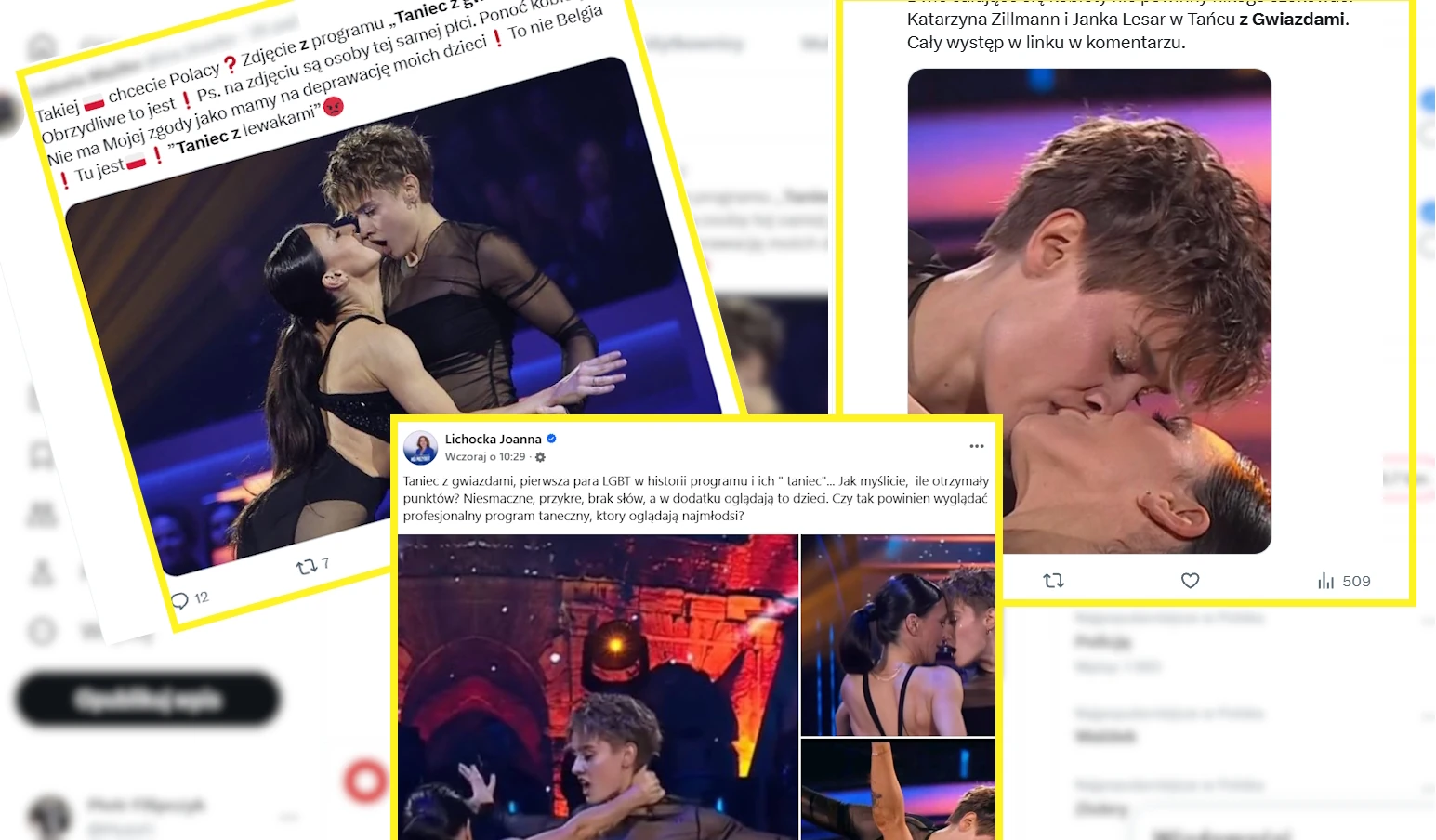 Namiętny kobiecy pocałunek w "Tańcu z Gwiazdami". Widzowie zniesmaczeni, posłanka zabrała głos