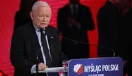 Prezes PiS Jarosław Kaczyński podczas wystąpienia programowego w trakcie drugiego dnia konwencji programowej Prawa i Sprawiedliwości w Międzynarodowym Centrum Kongresowym w Katowicach, 25 bm. Konwencja odbywa się pod hasłem „Myśląc: Polska”. W ramach konwencji przewidziano łącznie 132 panele dyskusyjne dotyczące m.in. bezpieczeństwa, spraw zagranicznych, wojska i zdrowia. (aldg