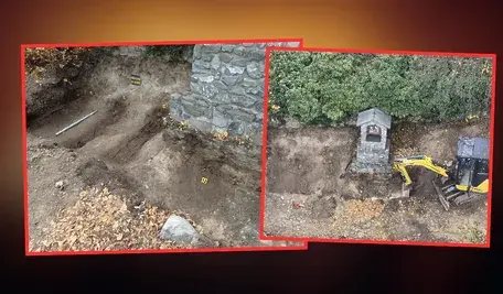 Archeolodzy z grupy POMOST podczas prac odkryli szczątki żołnierzy z okresu II wojny światowej oraz elementy ich wyposażenia wojskowego.