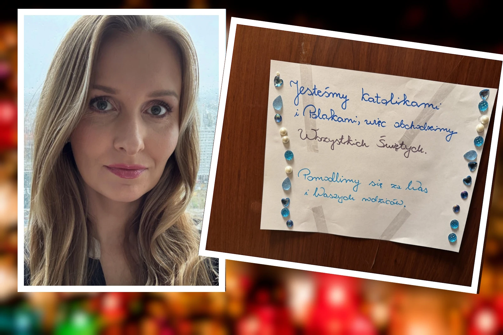 Piękna żona posła mocno o Halloween. Natalia Nitek-Płażyńska: „Jesteśmy katolikami i Polakami”