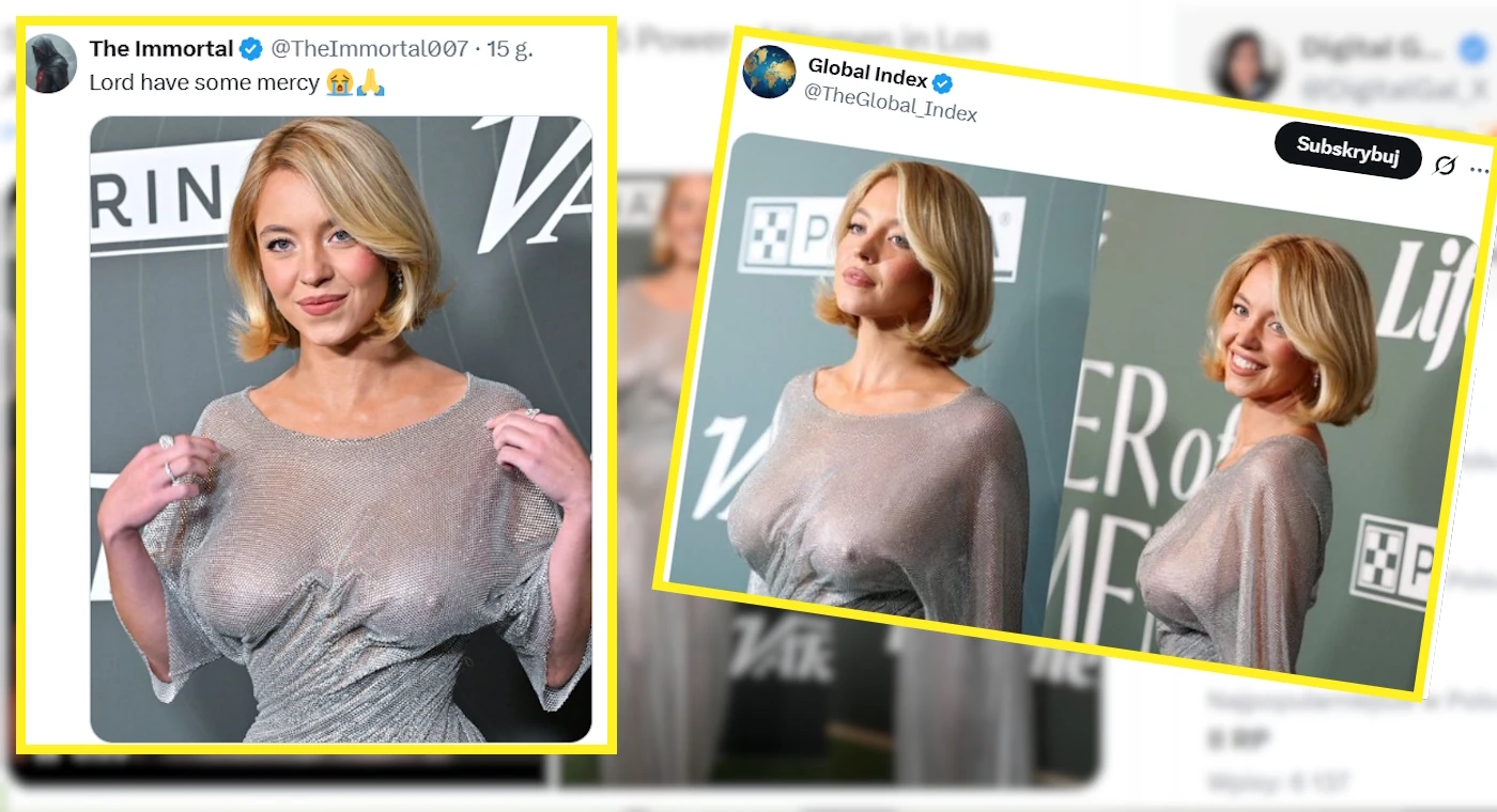 Sydney Sweeney znów rozpala internet! Fani nie wiedzieli, gdzie patrzeć