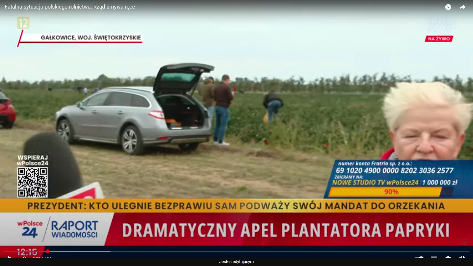 Zrozpaczony rolnik oddaje plony za darmo. A w sklepie... 10 zł za kilogram!