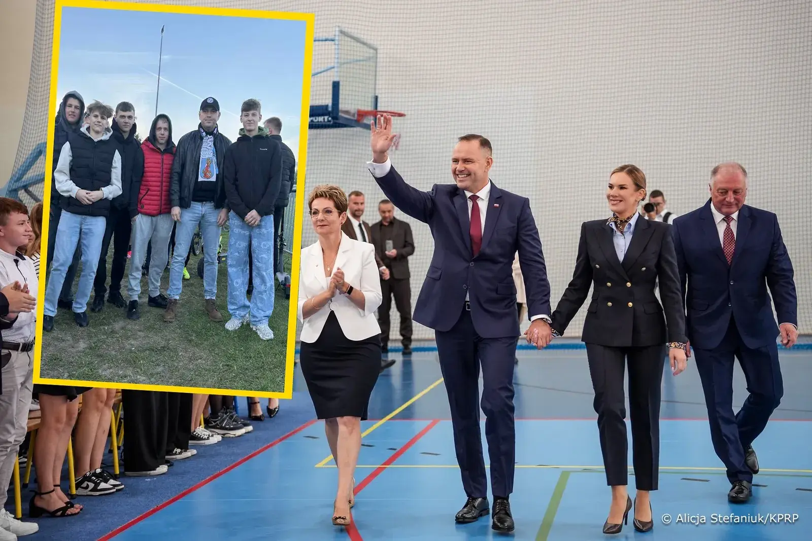 Obiecał, iż wpadnie na kebab i wpadł. Prezydent w Wolanowie na meczu A-klasy