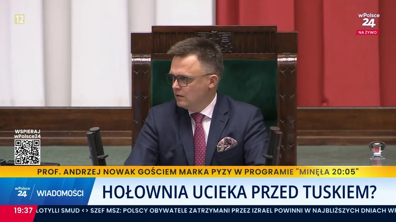 Szymon Hołownia chce uciec przed zemstą Donalda Tuska