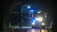 Miejsce tragicznego wypadku w Łebieńskiej Hucie, w którym zginął 10-letni chłopiec. Sprawca był pijany i pod wpływem narkotyków