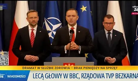Karol Nawrocki w towarzystwie ministrów Szefernakera i Boguckiego. W TVP trwa medialna nagonka na prezydenta. Nie cofną się przed żadnym kłamstwem