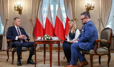 Wywiad z prezydentem Nawrockim