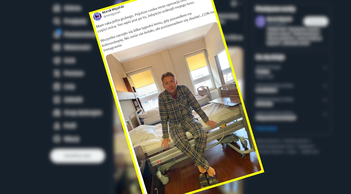 Kontrowersyjny polityk związany z KO usłyszał diagnozę. Ma raka jelita grubego