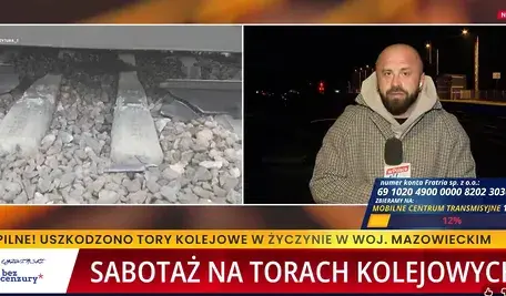 Sabotaż na torach pod Garwolinem. Tory uszkodzono za pomocą eksplozji. Na miejscu był Rafał Jarząbek