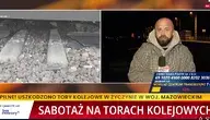 Sabotaż na torach pod Garwolinem. Tory uszkodzono za pomocą eksplozji. Na miejscu był Rafał Jarząbek