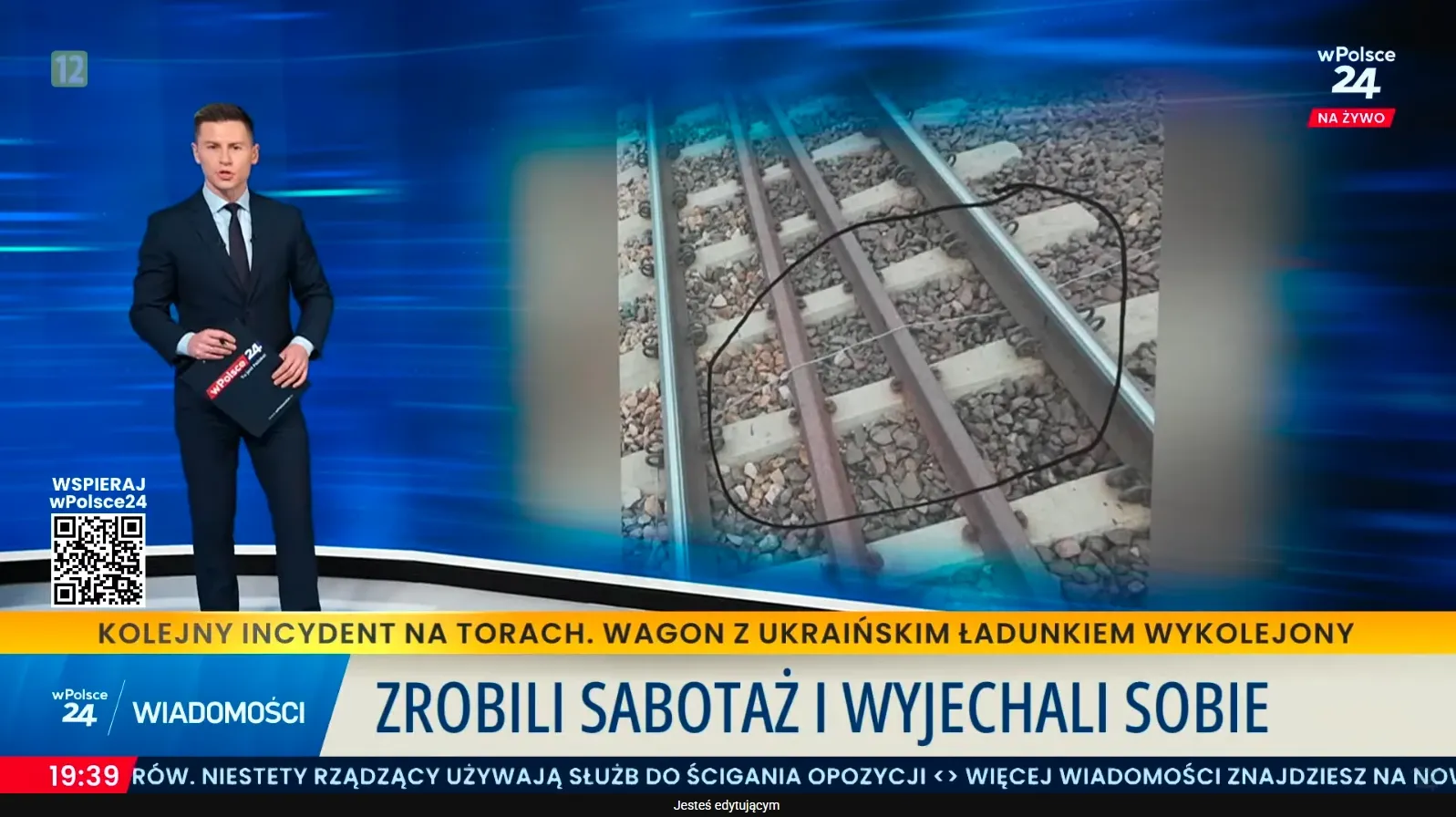 Skuteczność służb Tuska i Kierwińskiego? Skazany za sabotaż Ukrainiec wjechał do Polski bez przeszkód i wysadził tory