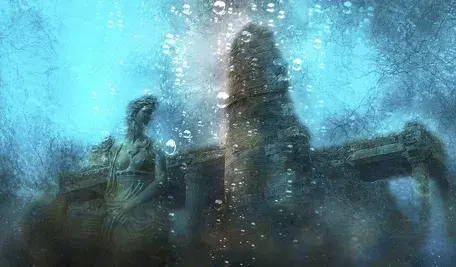 „Podwodne struktury u wybrzeży Hiszpanii, które część badaczy łączy z mityczną Atlantydą.”