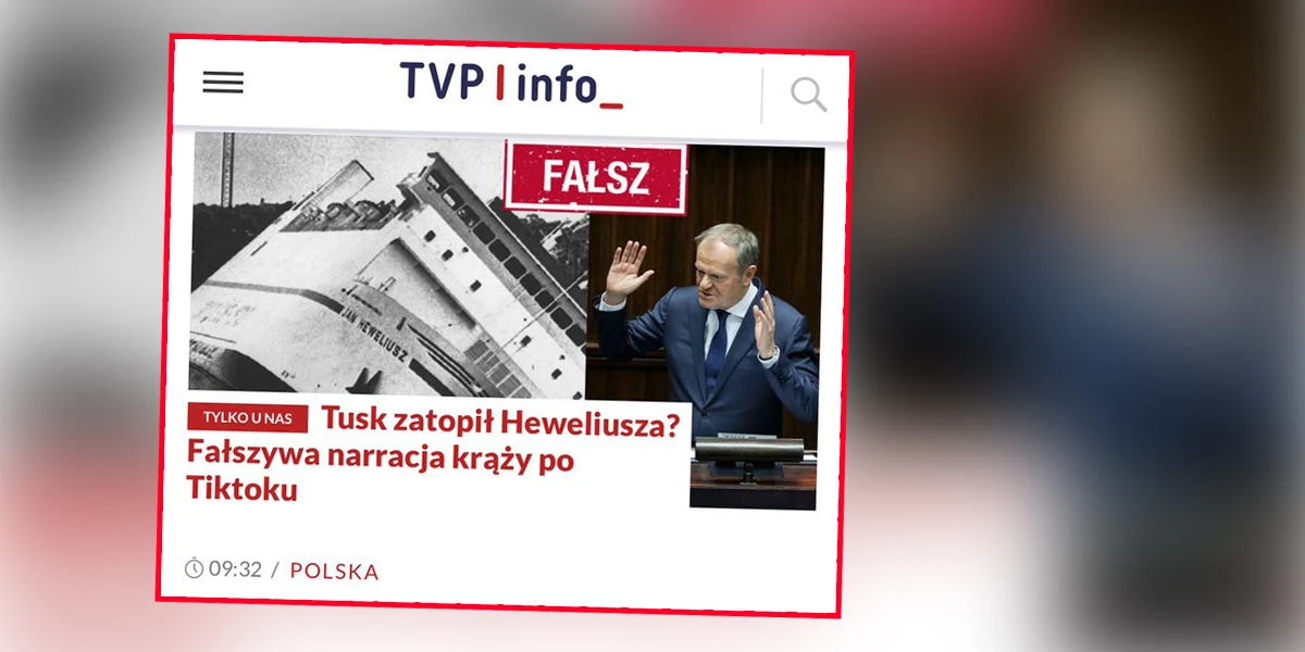 Co się okazało? To jednak nie Donald Tusk zatopił prom Jan Heweliusz!