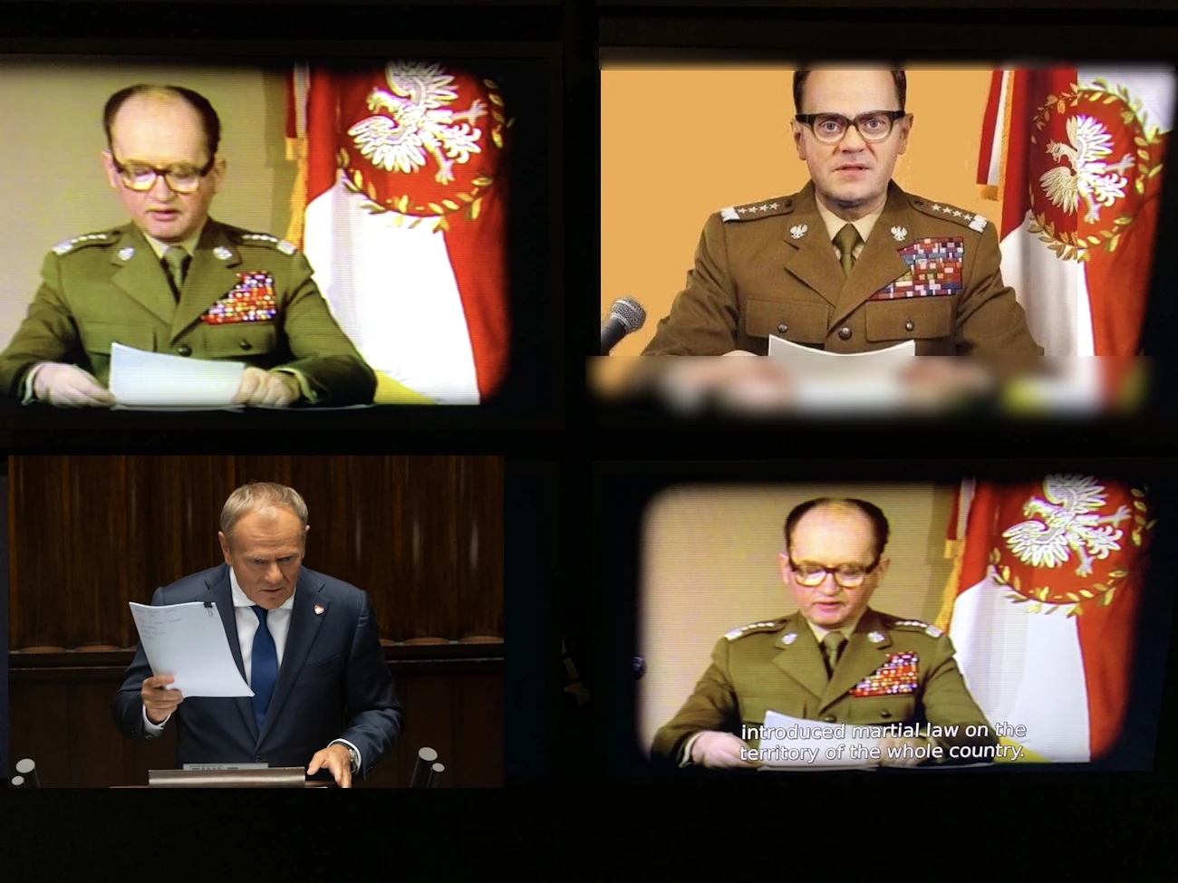 Tusk coraz bardziej wchodzi w buty Jaruzelskiego. Te same gesty, te same schematy