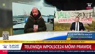 Relacja ze straju w fabryce Valeo na antenie telewizji wPolsce24.tv