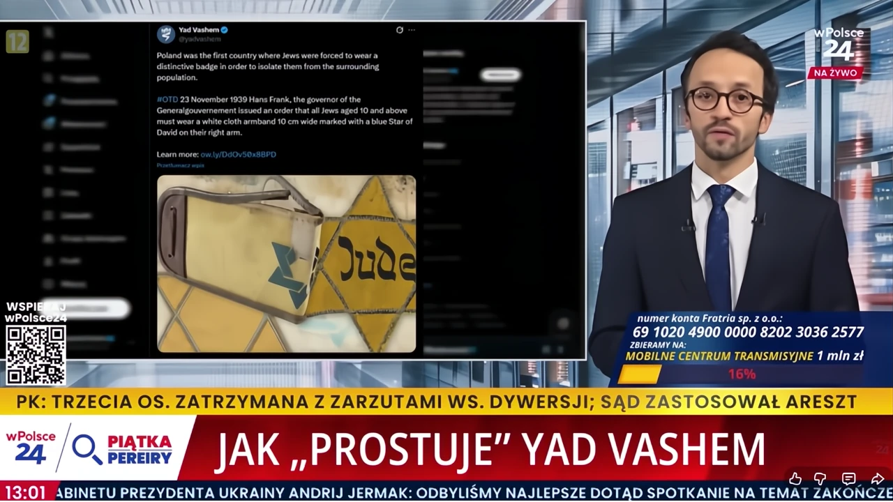 Piątka Pereiry – spór z Yad Vashem i polityka Tuska