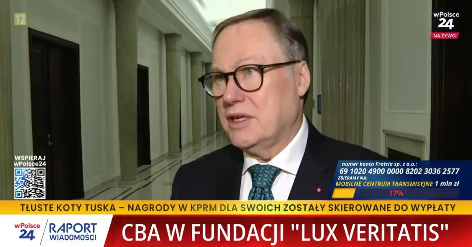 CBA w siedzibie Lux Veritatis! Senator Bierecki: „To polityczna nagonka na środowisko ojca Rydzyka”
