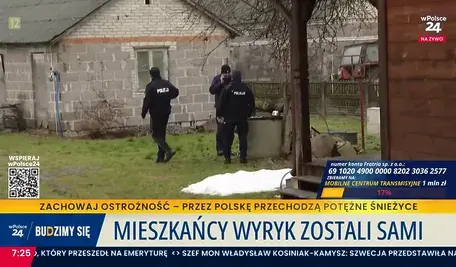 Policja w Wyrykach szuka kolejnych szczątków rakiety. Znajdywane są nowe fragmenty