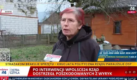 Pani Urszula z Wyryk została dostrzeżona przez MON dopiero po interwencji telewizji wPolsce24