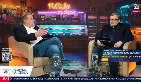 Studio programu"Polityka na deser"