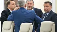 zef MSWiA Marcin Kierwiński (P), minister sprawiedliwości Waldemar Żurek (2P) oraz wicepremier, minister spraw zagranicznych Radosław Sikorski (L) na posiedzeniu rządu w Kancelarii Prezesa Rady Ministrów w Warszawie