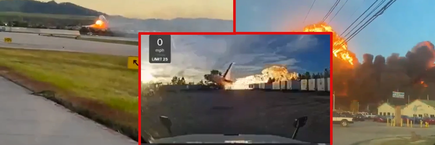 Sekundy grozy. Samolot stanął w płomieniach tuż po starcie. Zginęli ludzie na ziemi i w powietrzu