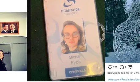 Michał Pyzik sam chwali się swoimi rosyjskimi przygodami. Od listopada jest pracownikiem Spółki Skarbu Państwa - Totalizator Sportowy.