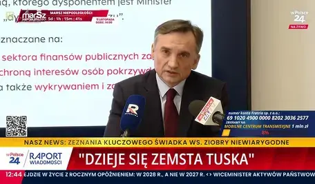 Zbigniew Ziobro poinformował na konferencji prasowej w Budapeszcie, że w związku z atakami rządu Donalda Tuska na jego osobę, postanowił pozostać na Węgrzech. „Dzieje się zemsta Tuska, która przeszła w kolejną fazę, czyli złożenia wniosku o uchylenie mi immunitetu i wyrażenie przez Sejm zgody na areszt tymczasowy.