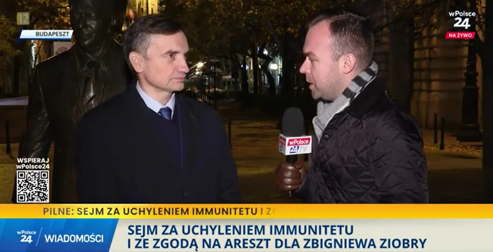 Tylko w telewizji wPolsce24! Pierwszy wywiad ze Zbigniewem Ziobrą po zgodzie na jego aresztowanie