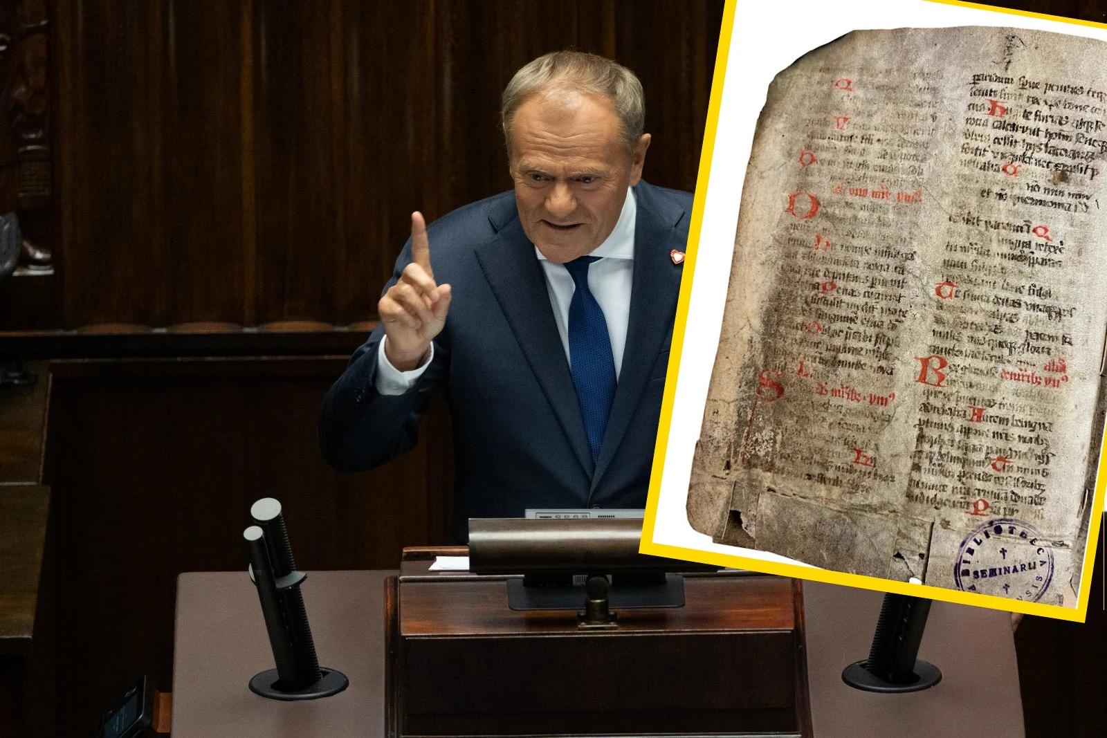 Rząd Tuska chce zostawić Niemcom bezcenny rękopis? Skandaliczne stanowisko w sprawie skradzionego „Gaude, Mater Polonia”