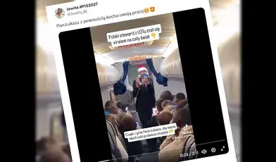 Pan Łukasz, steward z LOT-u rozbił bank, dał wspaniały występ