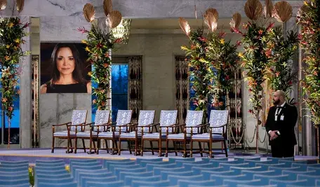 Ceremonia wręczenia nagrody Nobla.