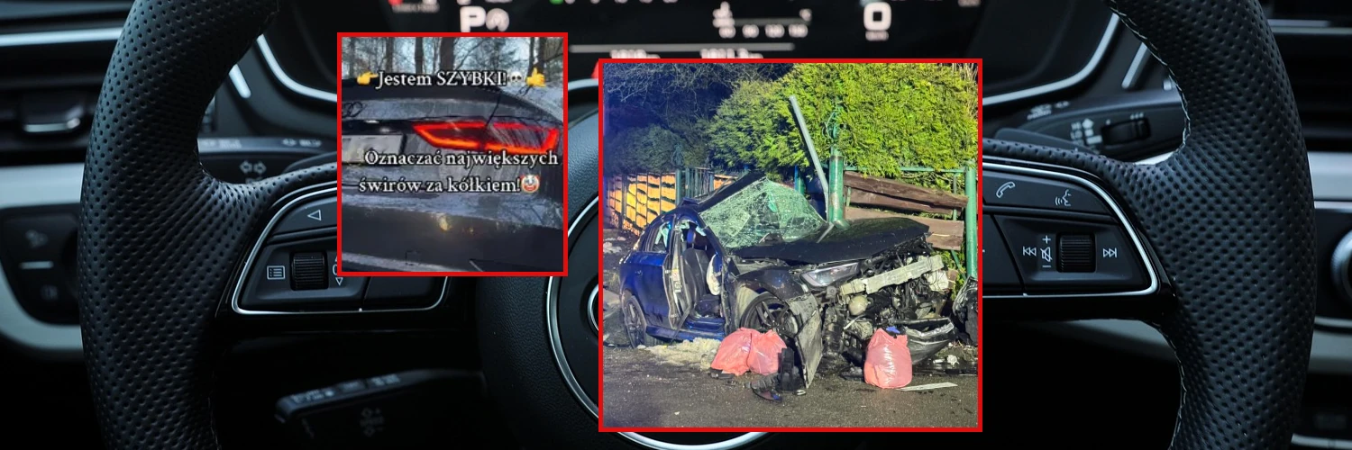 21-latek zginął w wypadku. Tuż przed tragedią nagrywał swoją brawurową jazdę
