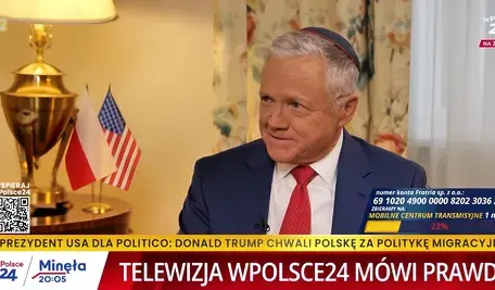 Ambasador USA Tom Rose w rozmowie z telewizją wPolsce24