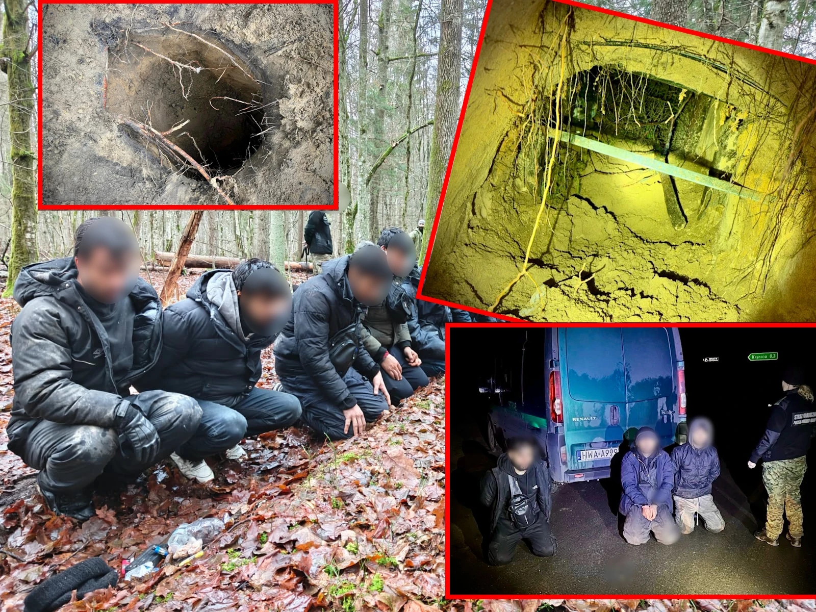 Еще один подрыв на границе! Вот как мигранты пытаются попасть в Польшу